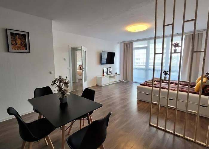 Апартаменты 2-zimmer 4 Person, Balkon, Parkplatz